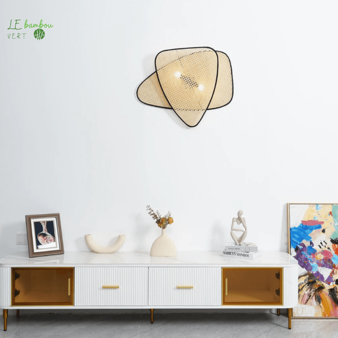 Appliques Murales en Bambou Style Palma le bambou vert