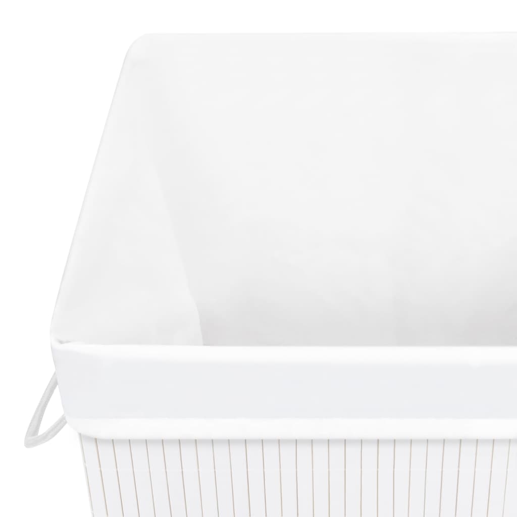 Panier à Linge en Bambou blanc 8720286010730 320752 le bambou vert