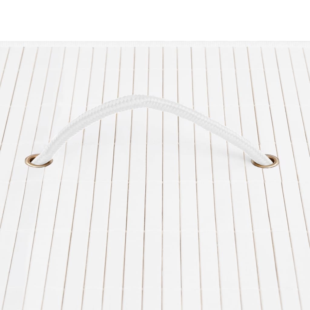 Panier à Linge en Bambou blanc 8720286010730 320752 le bambou vert