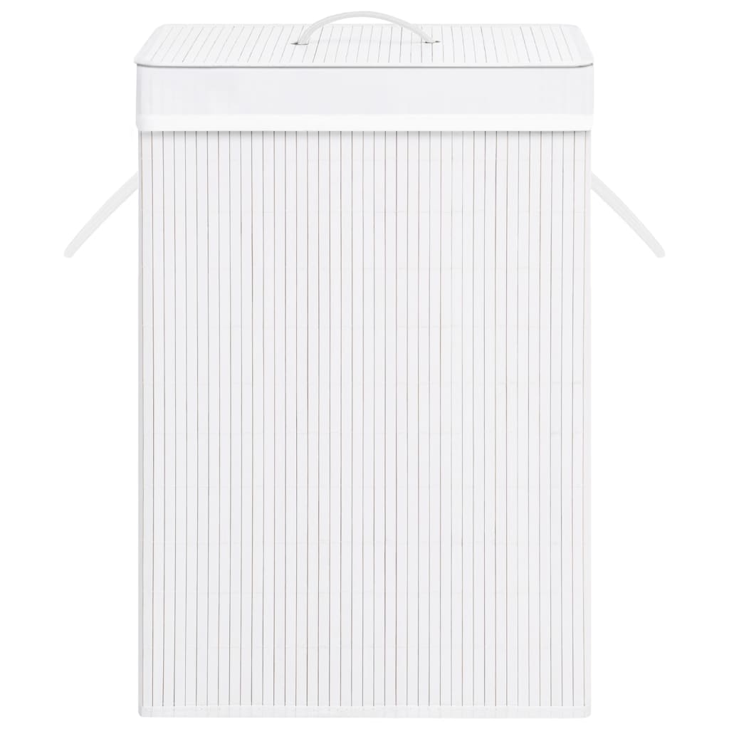 Panier à Linge en Bambou blanc 8720286010730 320752 le bambou vert