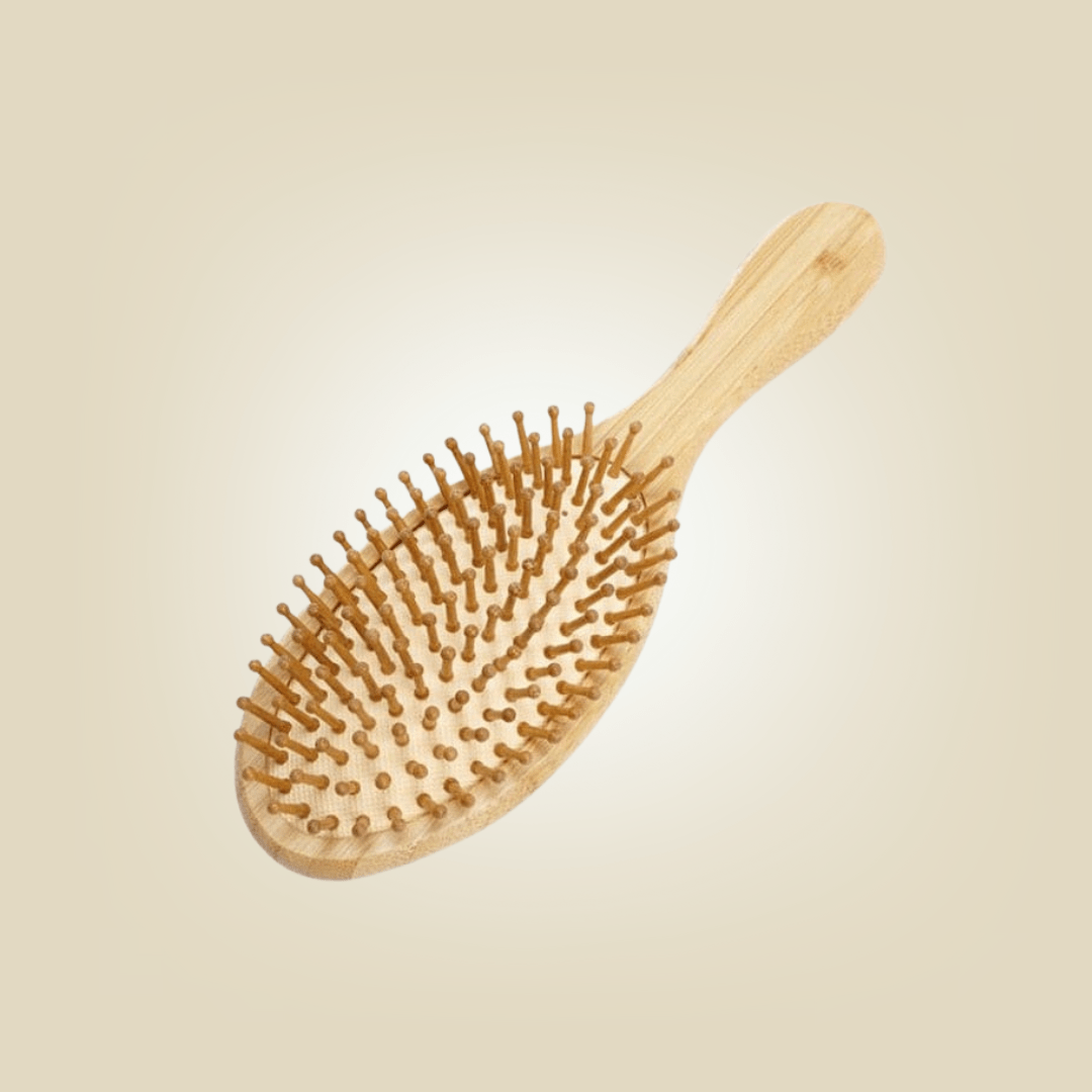 Brosse à Cheveux Démêlante en Bambou 4000321545811 le bambou vert