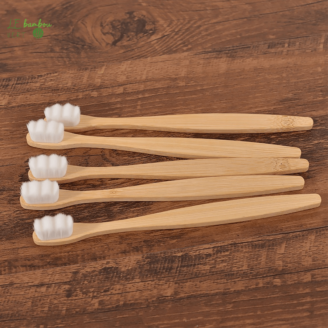 1005004495361723-10Pc White Waves le bambou vert
