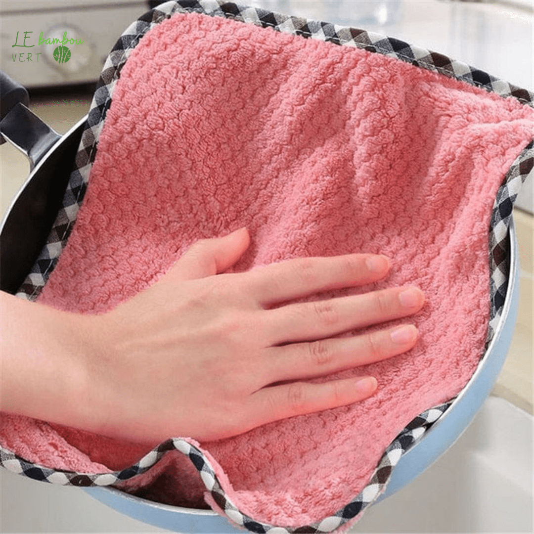 Chiffons en Bambou 3 à 12 pcs Rose 1005001961603582-Pink-China-3pcs le bambou vert