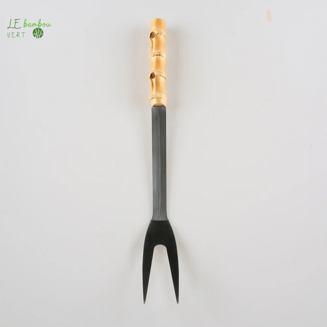 Ensemble d'accessoires de Barbecue en Acier et Bambou 3pcs 1005004447976232-Default Title le bambou vert