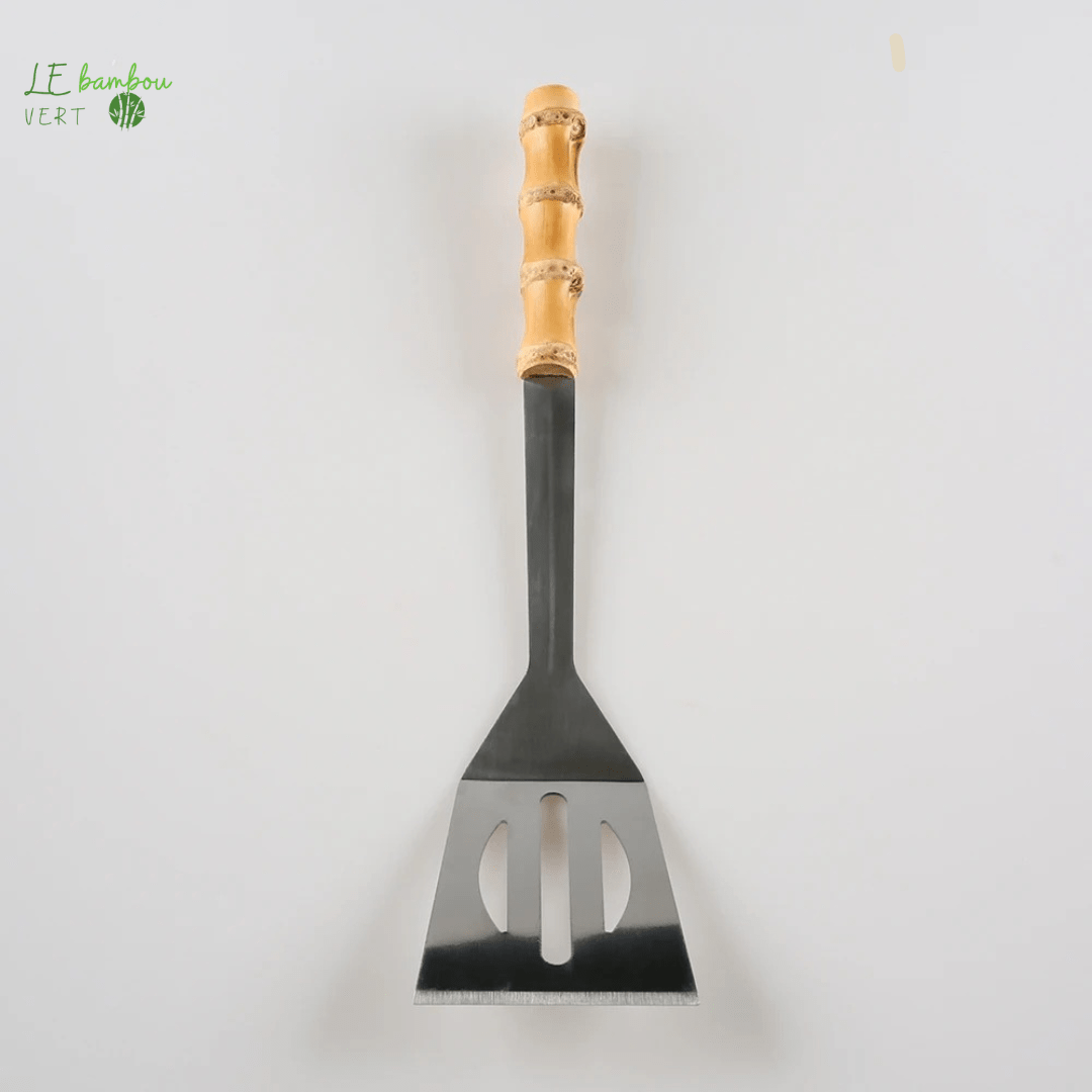 Ensemble d'accessoires de Barbecue en Acier et Bambou 3pcs 1005004447976232-Default Title le bambou vert