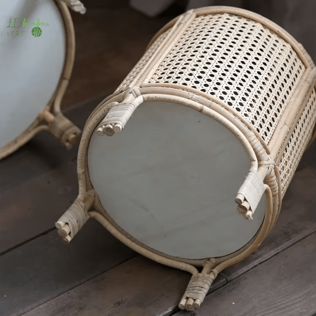 Support pour Pots de Fleurs Léger et Durable le bambou vert