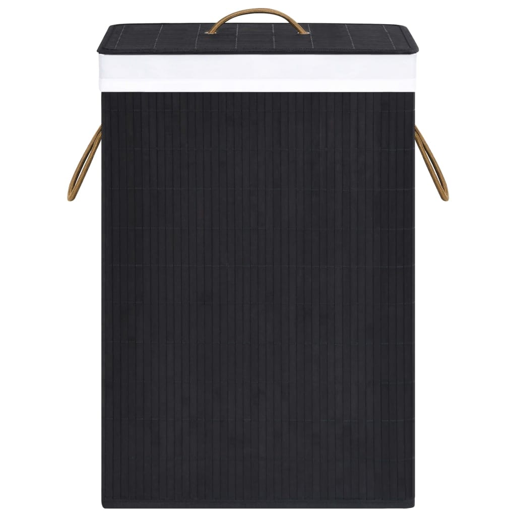 Panier à Linge en Bambou Noir 8720286010792 320758 le bambou vert