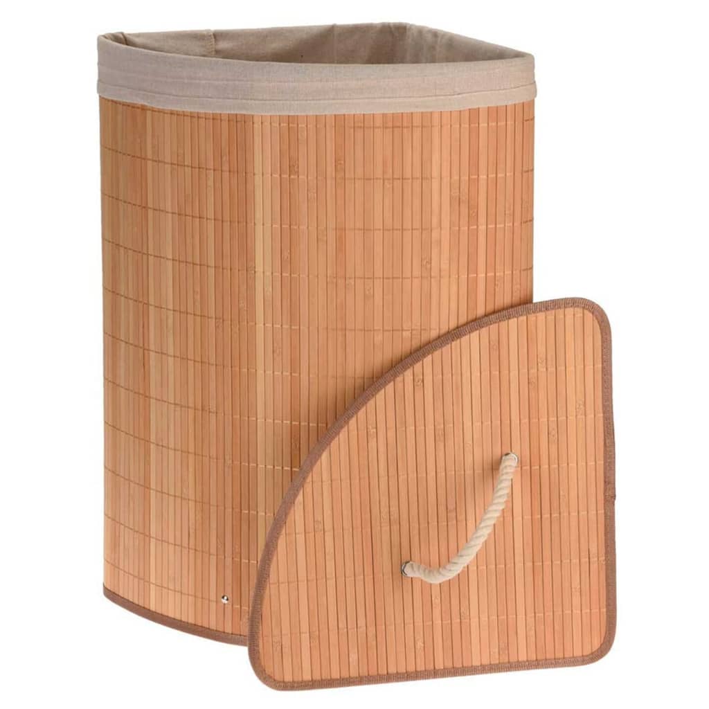 Panier à linge d'angle Bambou 8720573138536 442475 le bambou vert