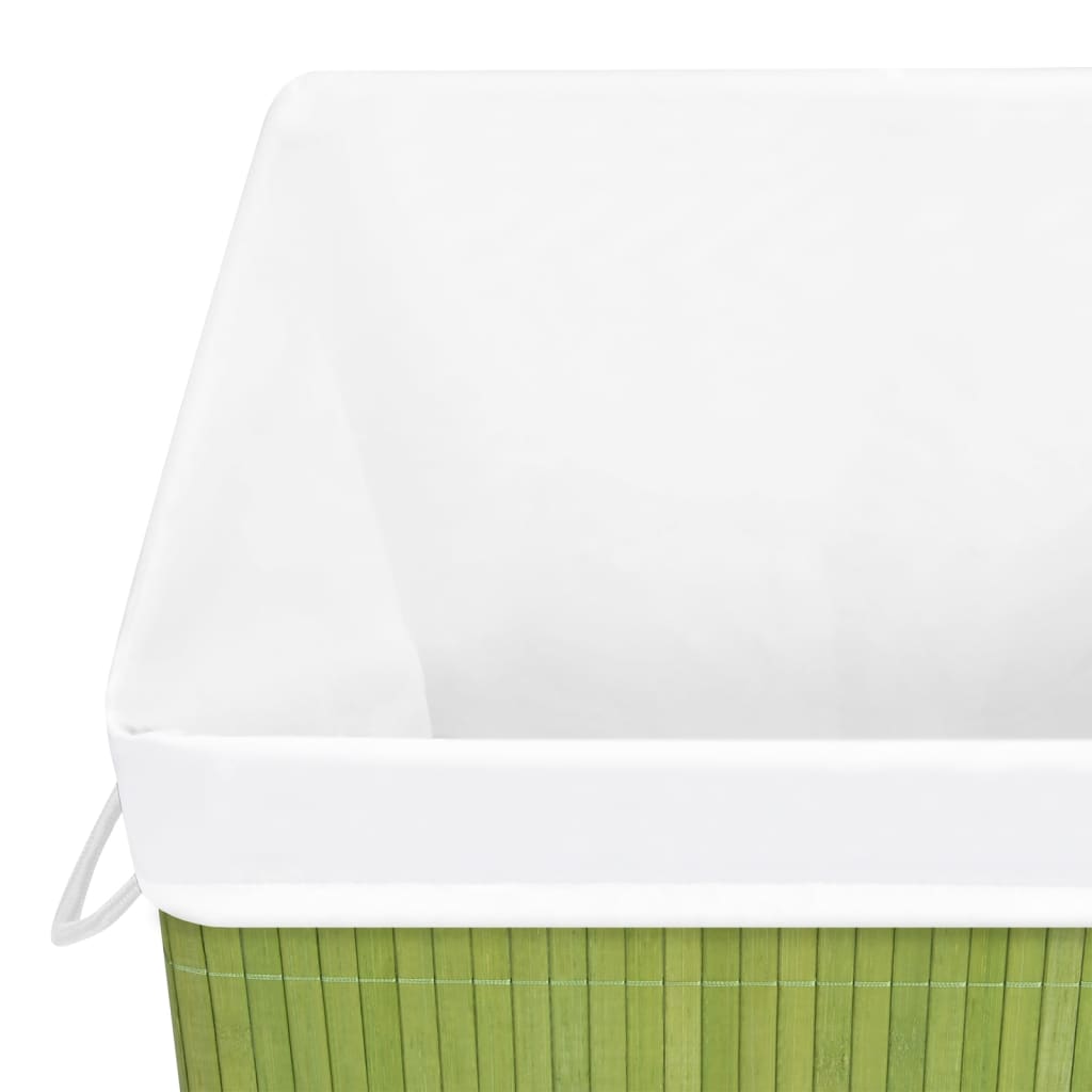 Panier à Linge en Bambou Vert 8720286010754 320754 le bambou vert