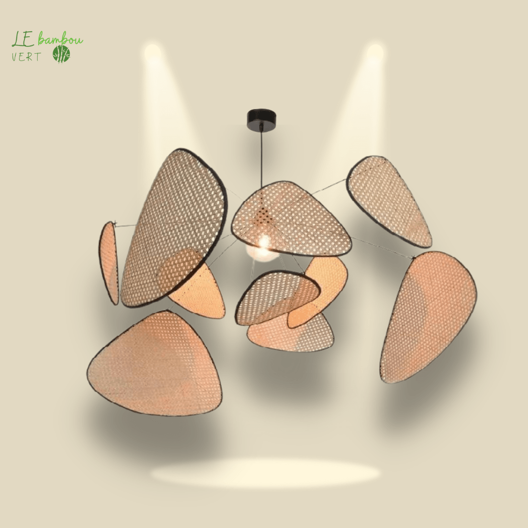 Lustre à Suspension en Bambou Scattered Mode 1005003031188989-D LAMP-Warm White le bambou vert