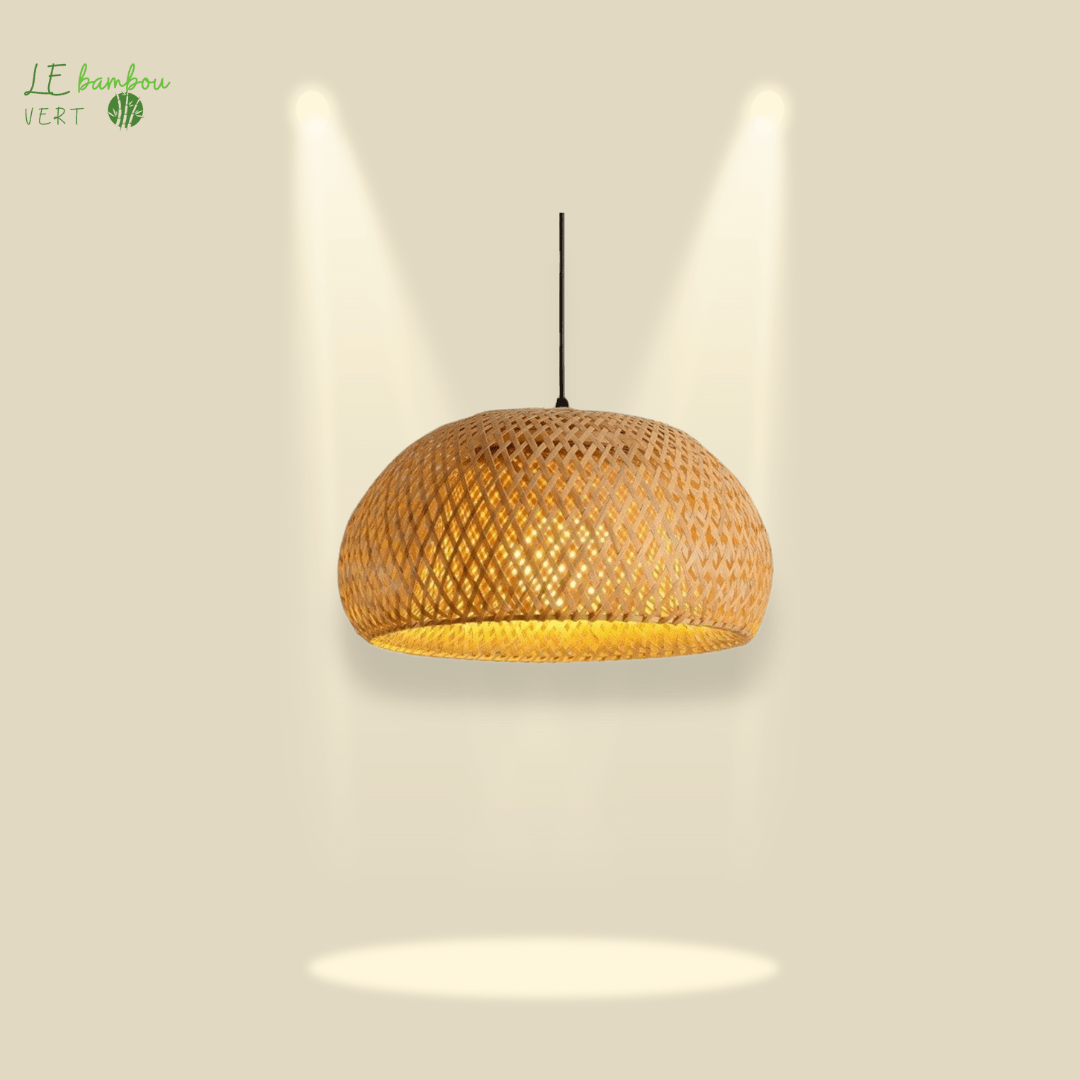 Plafonnier en Bambou Style Champignon 1005004082386812-B style le bambou vert