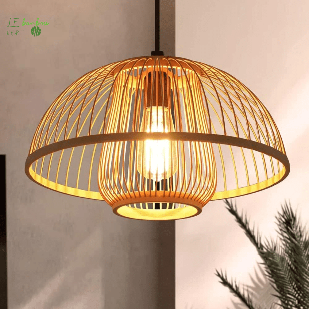 Suspension en Bambou Style Clavier le bambou vert