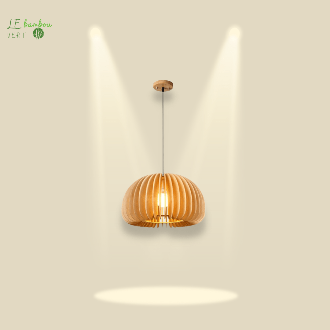 Suspension Bambou Style Nid d'oiseau le bambou vert