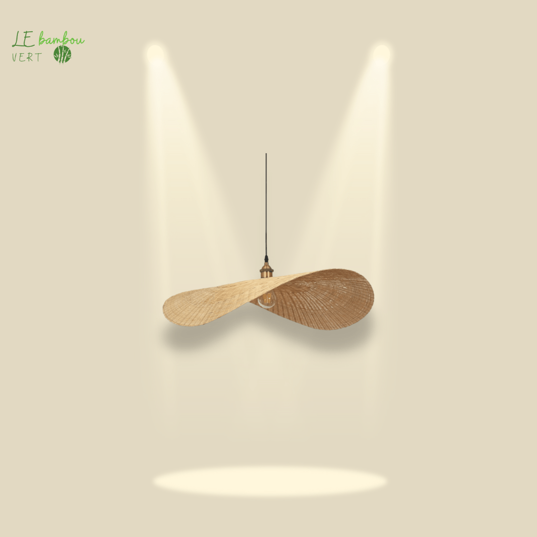 Suspension Bambou Waves  le bambou vert