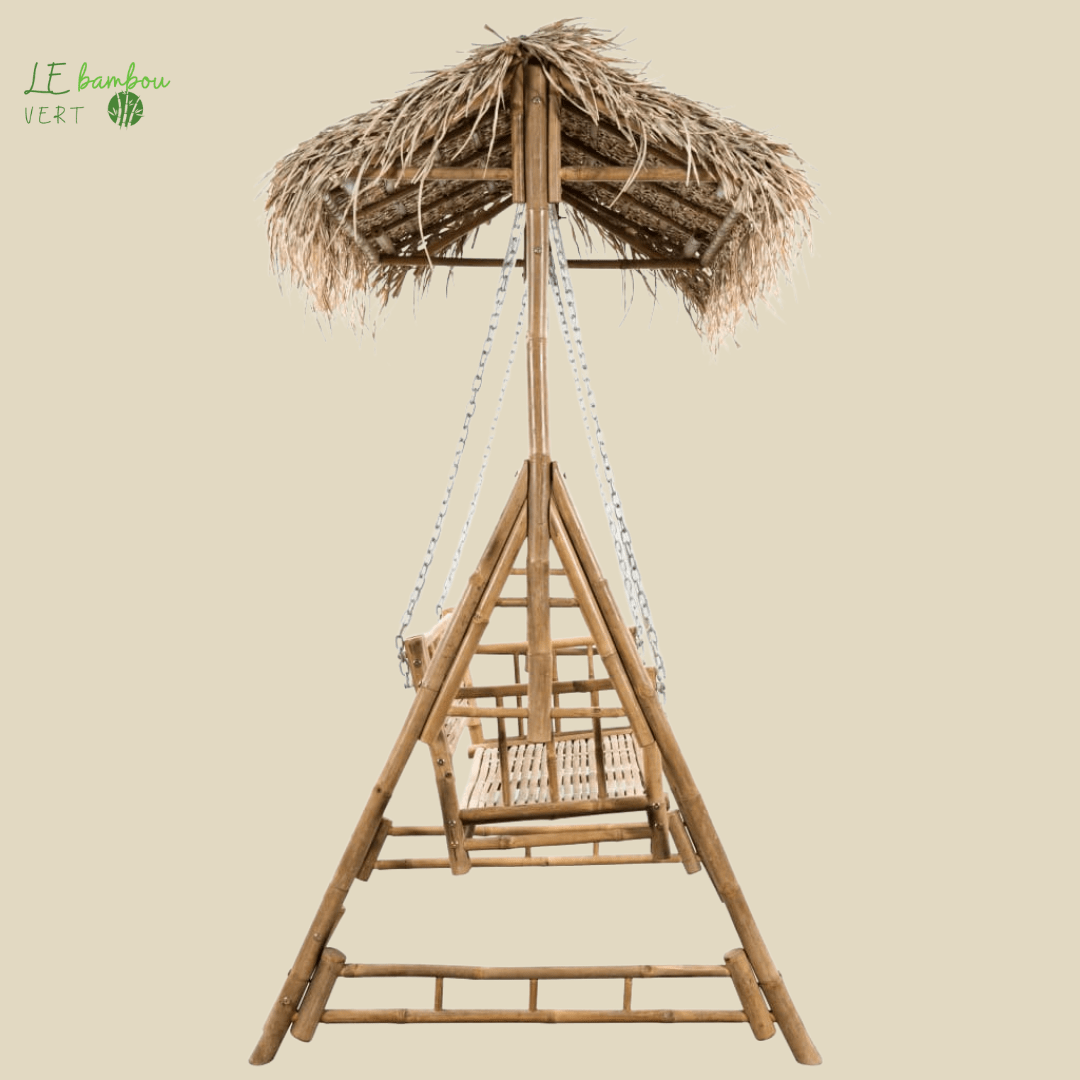 Balancelle de jardin le bambou vert
