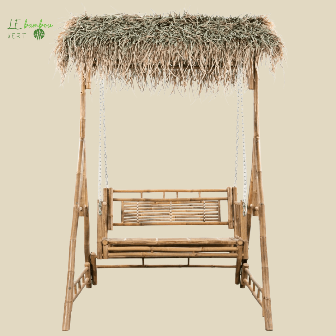 Balancelle de jardin le bambou vert