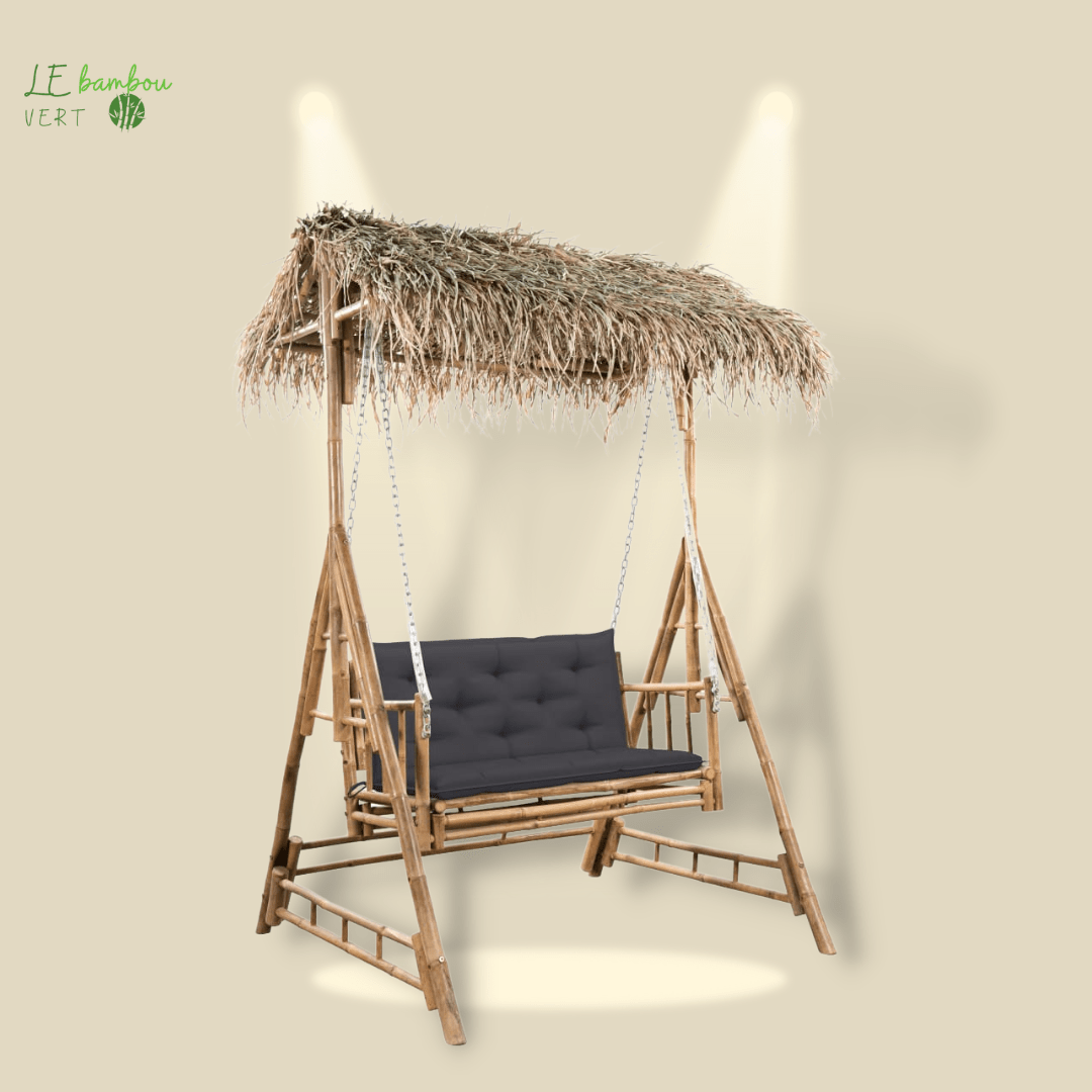 Balancelle de jardin le bambou vert