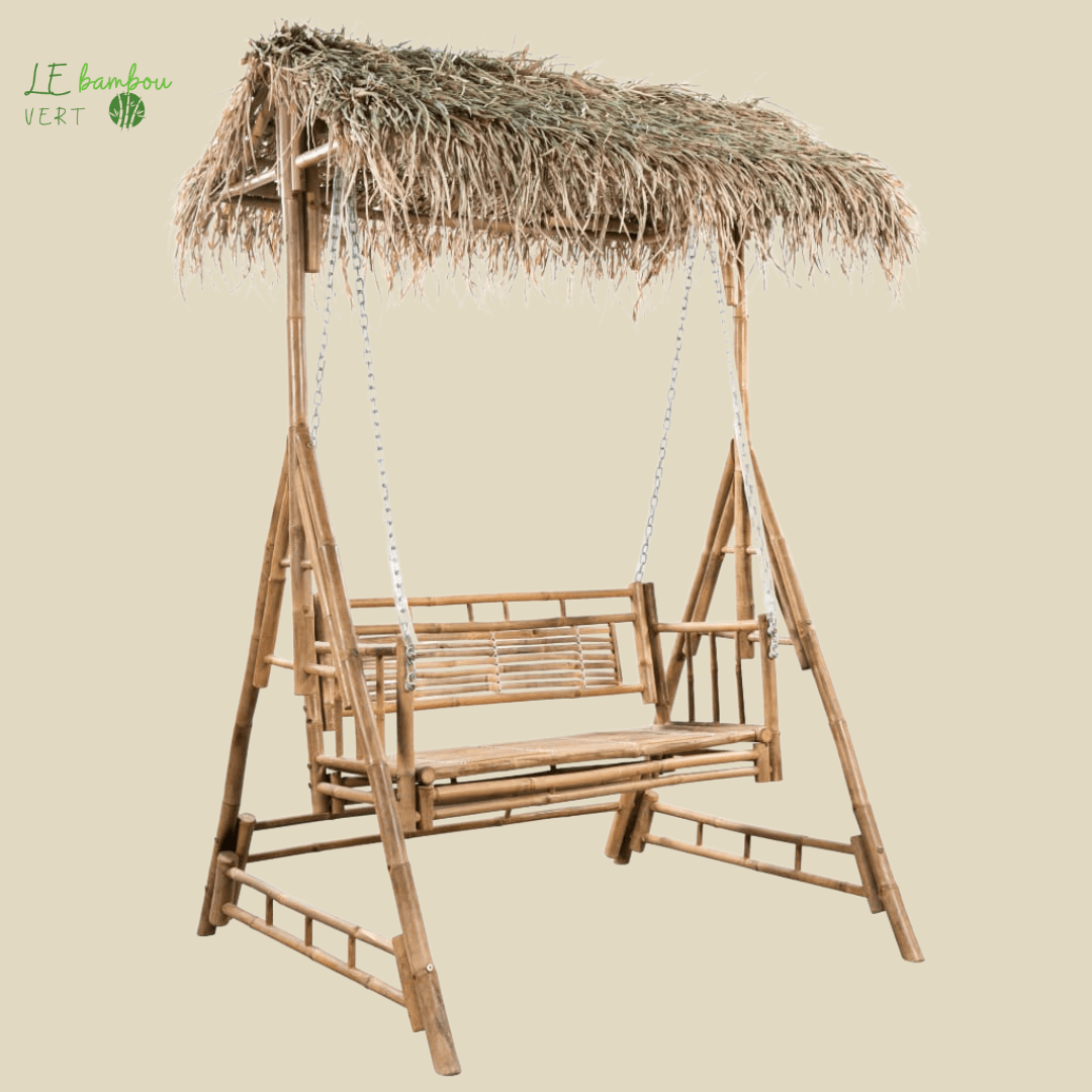 Balancelle de jardin le bambou vert