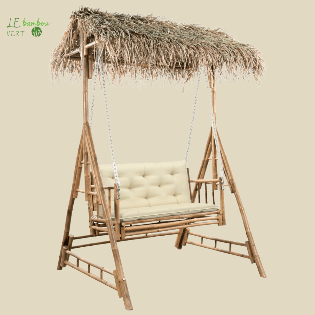 Balancelle de jardin 8720286278598 3063935 le bambou vert