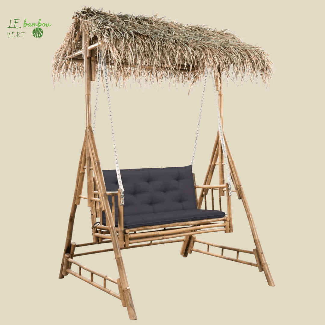 Balancelle de jardin 8720286278574 3063933 le bambou vert