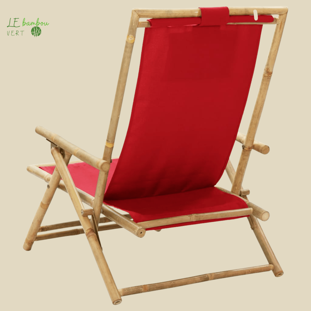 Chaise Inclinable de Relaxation en Bambou 8720286135358 313026 le bambou vert
