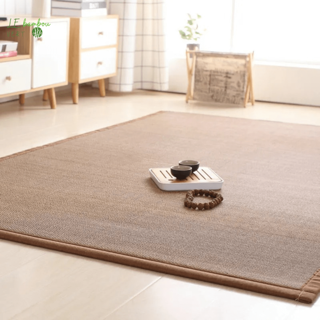 Tapis bambou style tatami crème 1005005484025980-Brown-50x150cm-China le bambou vert