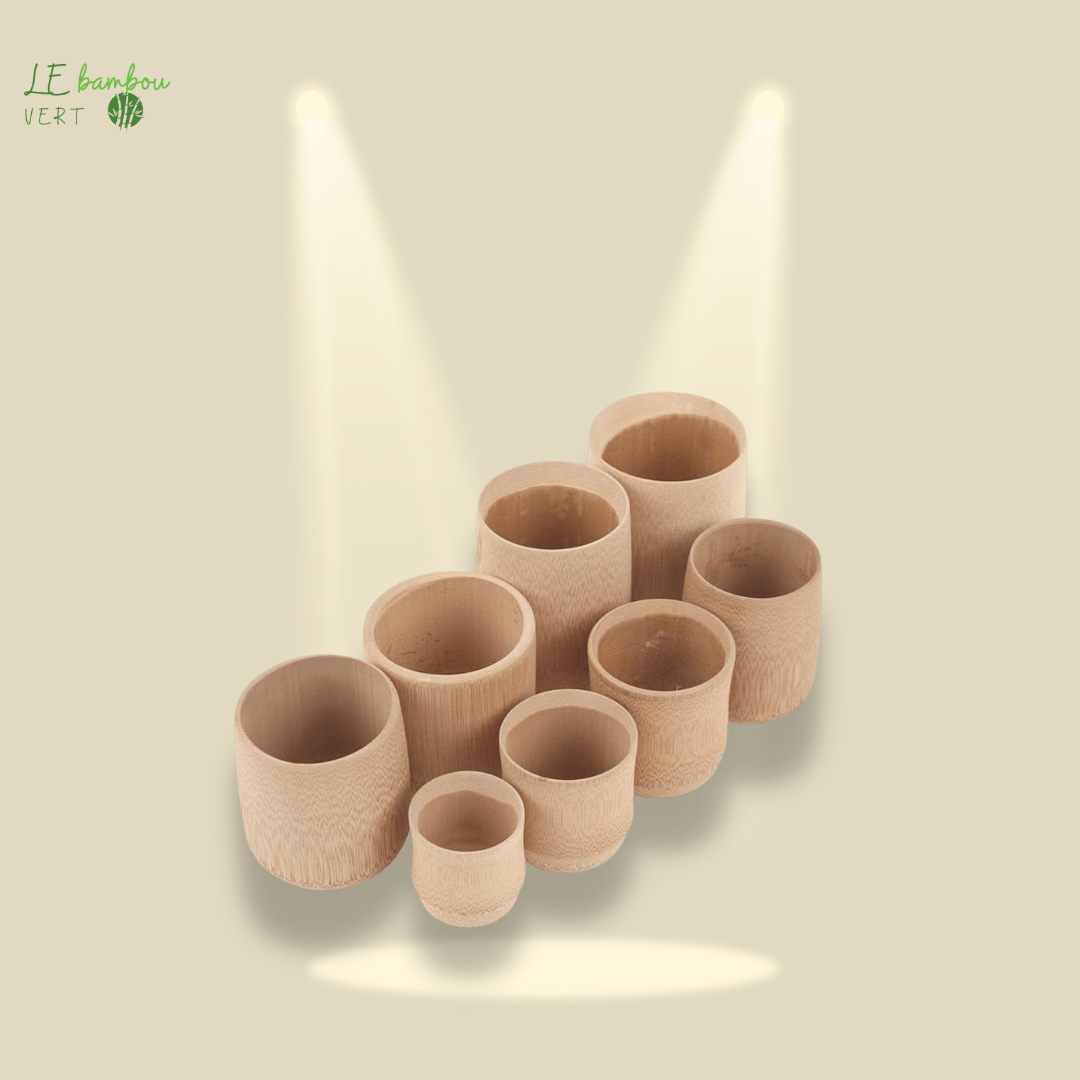 Tasse en Bambou Rustique le bambou vert