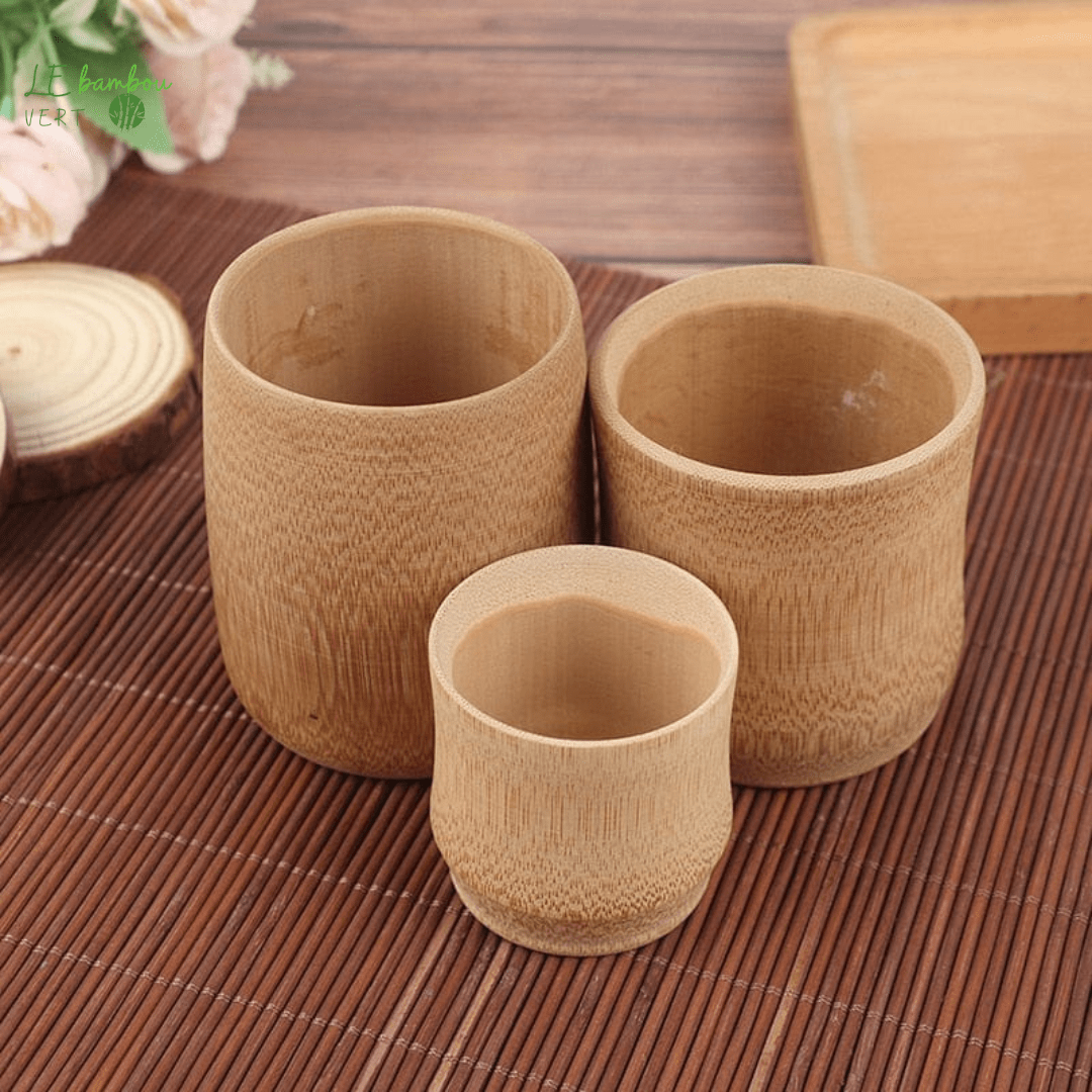 Tasse en Bambou Rustique le bambou vert