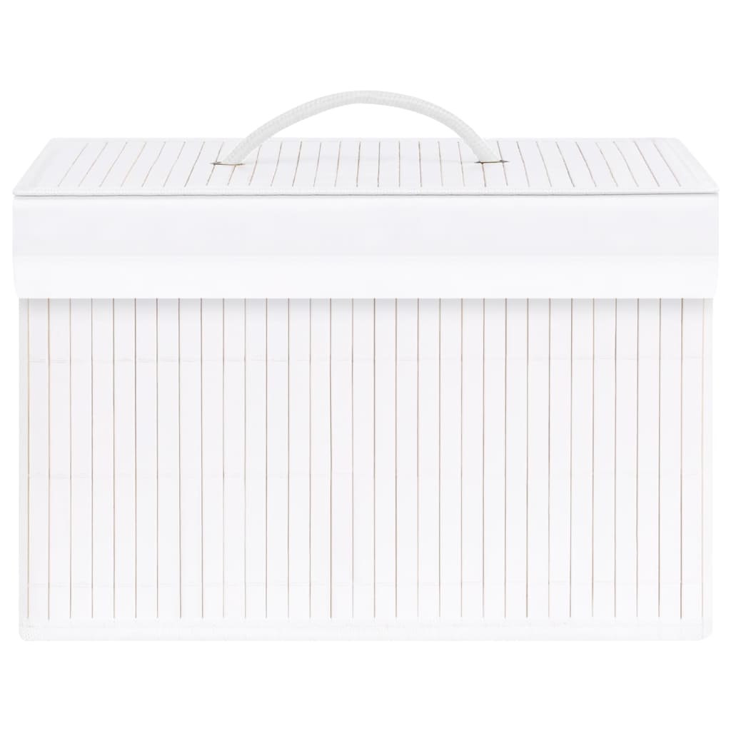 Panier à linge en Bambou Blanc 8720286010877 320766 le bambou vert