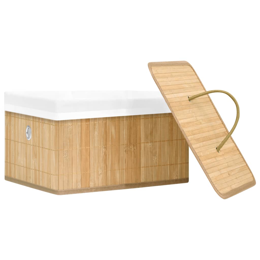 Panier à linge en bambou naturel 8720286010860 320765 le bambou vert