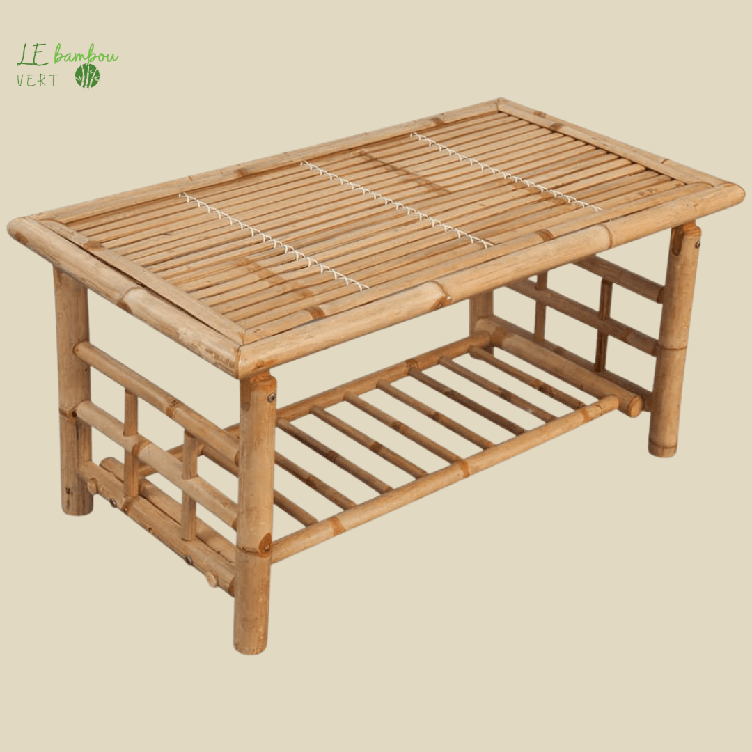 Table basse en Bambou naturel intérieur et extérieur 8718475525943 243713 le bambou vert