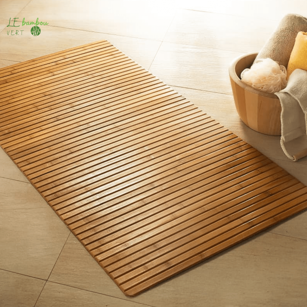 Tapis de bain Bambou 50x80 cm Marron 4004478153790 430276 le bambou vert