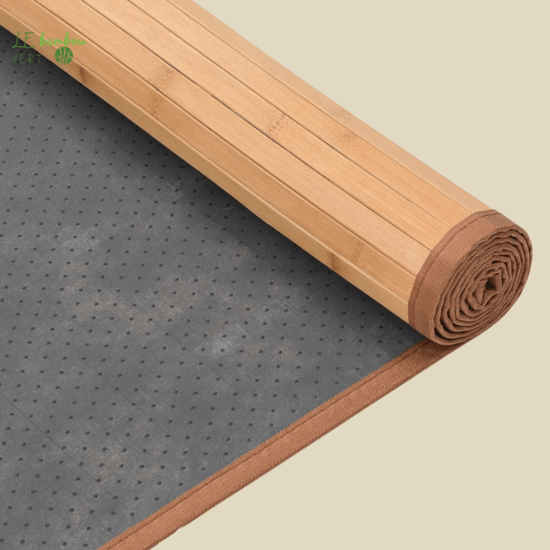 Tapis bambou 80x200 cm Marron 8718475708636 247205 le bambou vert