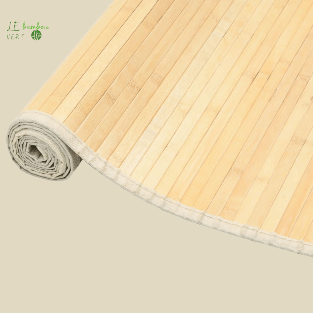 Tapis bambou 80x200 cm Naturel 8718475708568 247198 le bambou vert