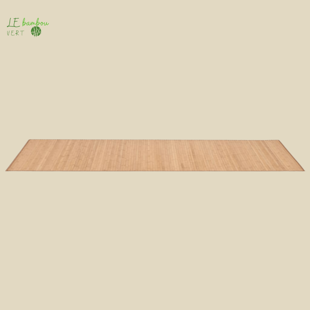 Tapis bambou 80x300 cm Marron 8718475708643 247206 le bambou vert