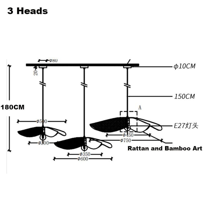 1005005874685068-3 heads le bambou vert