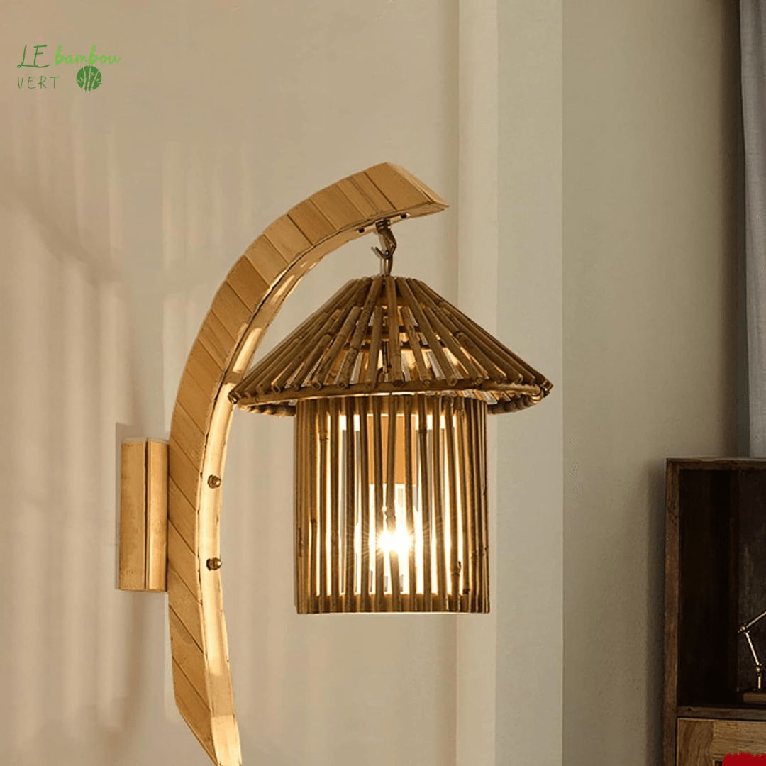 Applique Murale Bambou Style Home 4001093869158-Style D le bambou vert