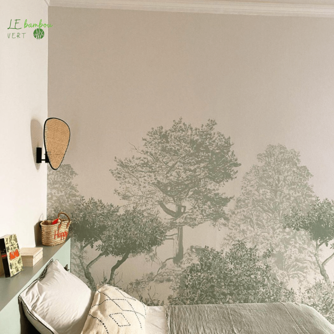 Applique Murale Bambou Palm le bambou vert