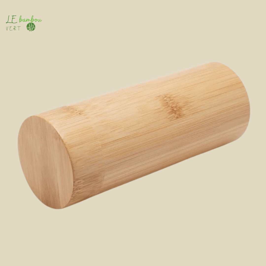 Étui à Lunettes Cylindrique en Bambou 1005005350553304-A le bambou vert