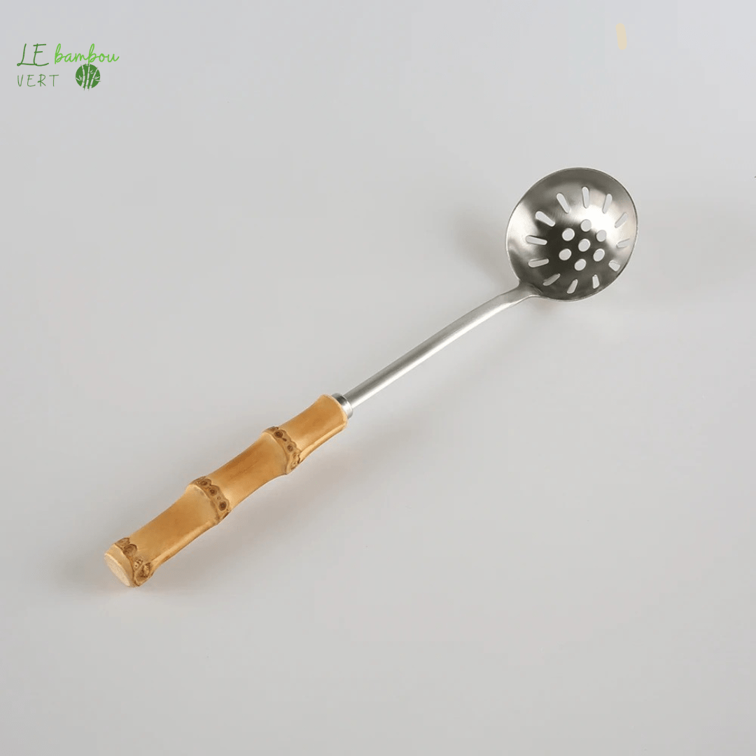 1005004285413171-Slotted Spoon Only le bambou vert