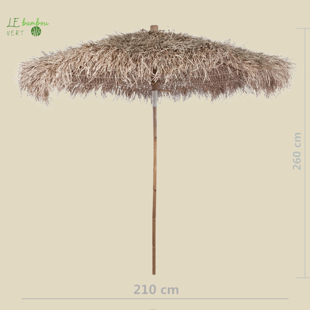 Parasol en bambou 8718475507239 43160 le bambou vert