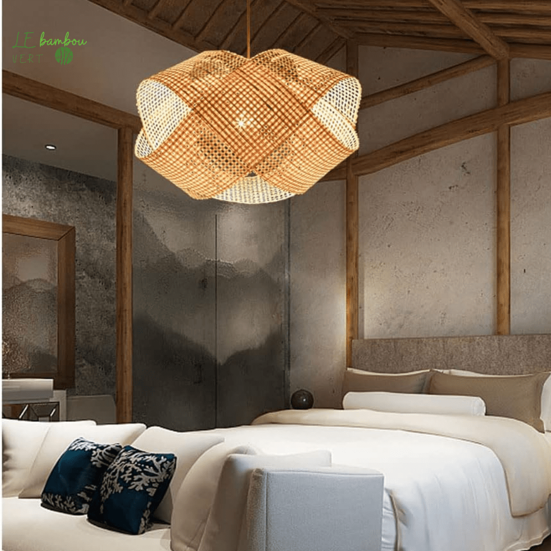 Suspension Lustre en Bambou style Infini 1005005204084618-50cm le bambou vert