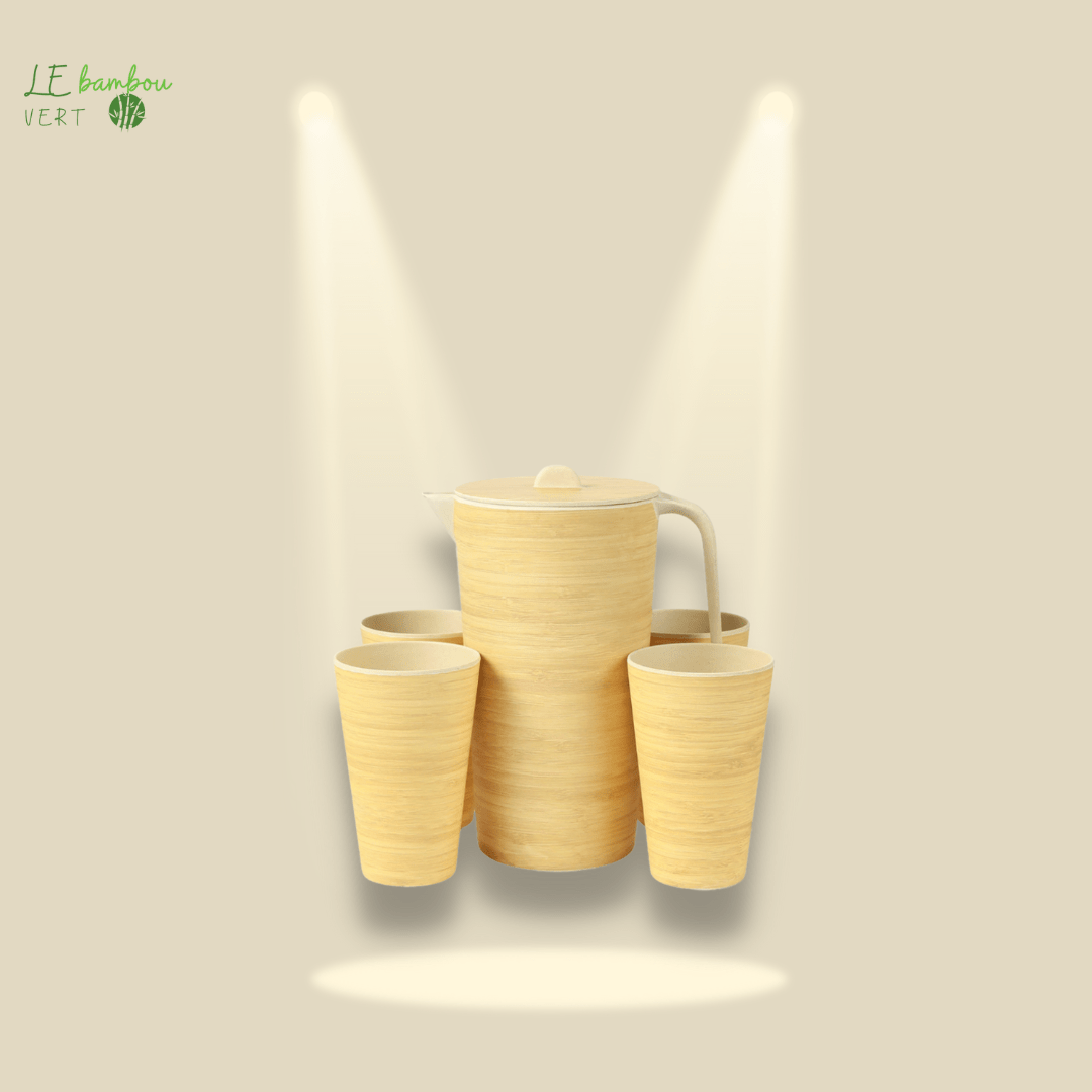 Ensemble de Verres en Fibre de Bambou https://lekochstore.com/products/lekoch-eco-friendly-bamboo-fiber-drinkware-set?_pos=13&_sid=d1faad895&_ss=r le bambou vert