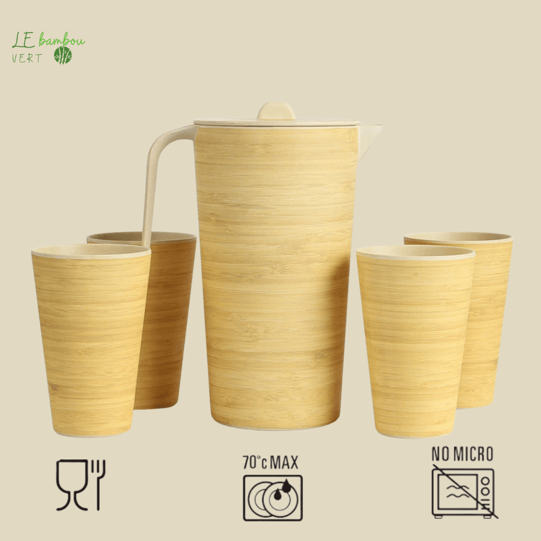 Ensemble de Verres en Fibre de Bambou https://lekochstore.com/products/lekoch-eco-friendly-bamboo-fiber-drinkware-set?_pos=13&_sid=d1faad895&_ss=r le bambou vert