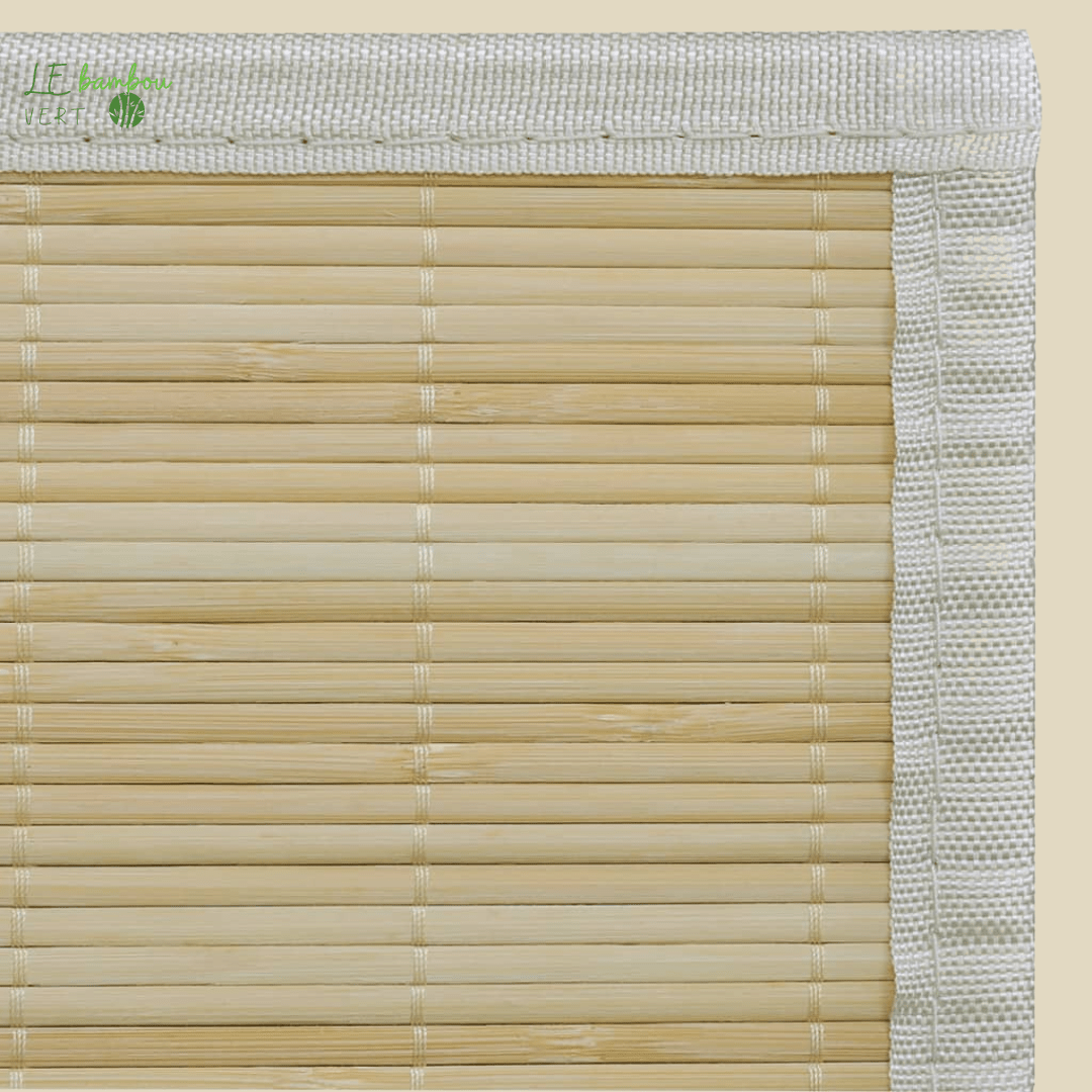 Tapis en bambou 100x160 cm Naturel 8718475591245 245820 le bambou vert