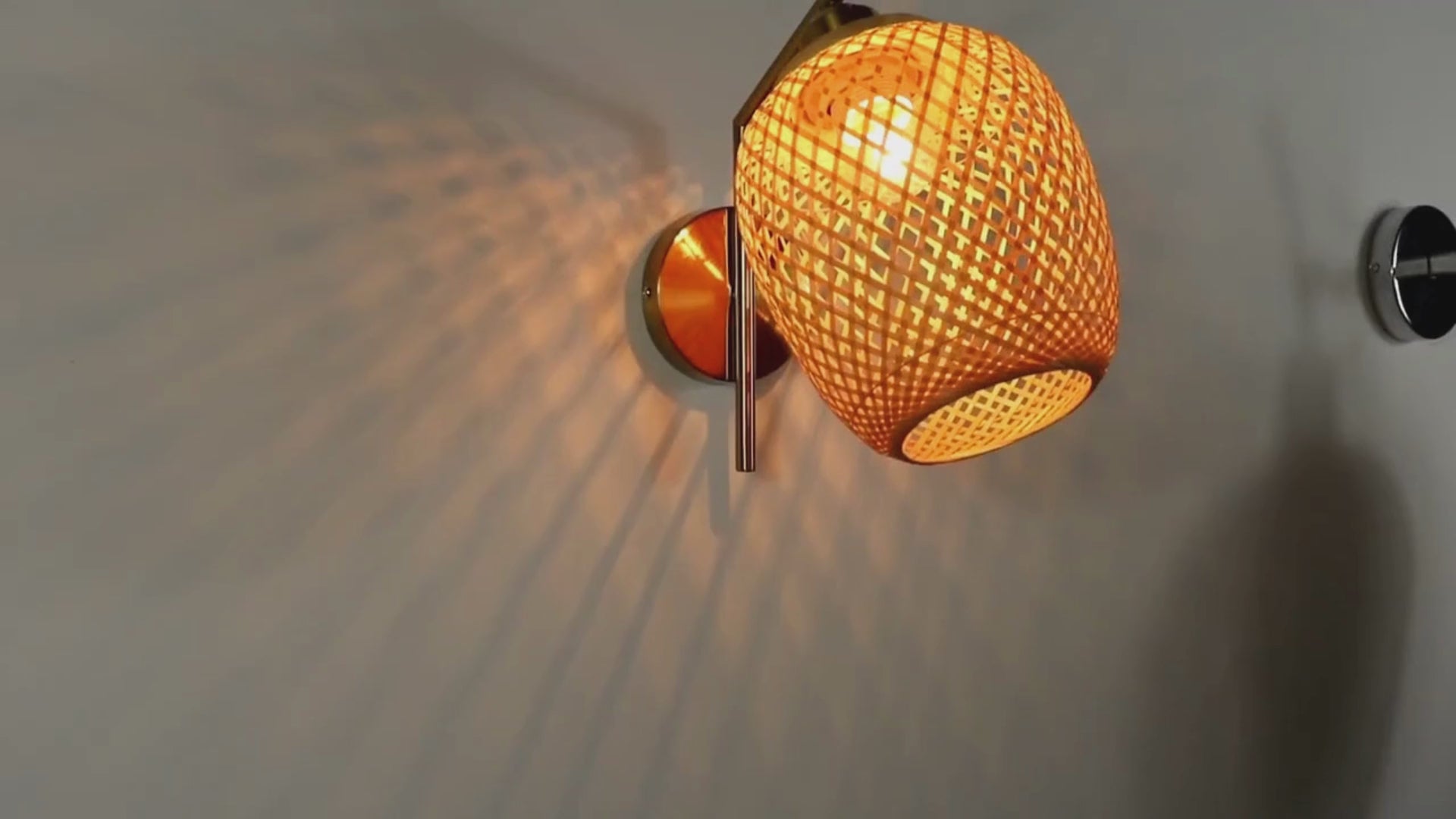 Prestige bamboo wall light