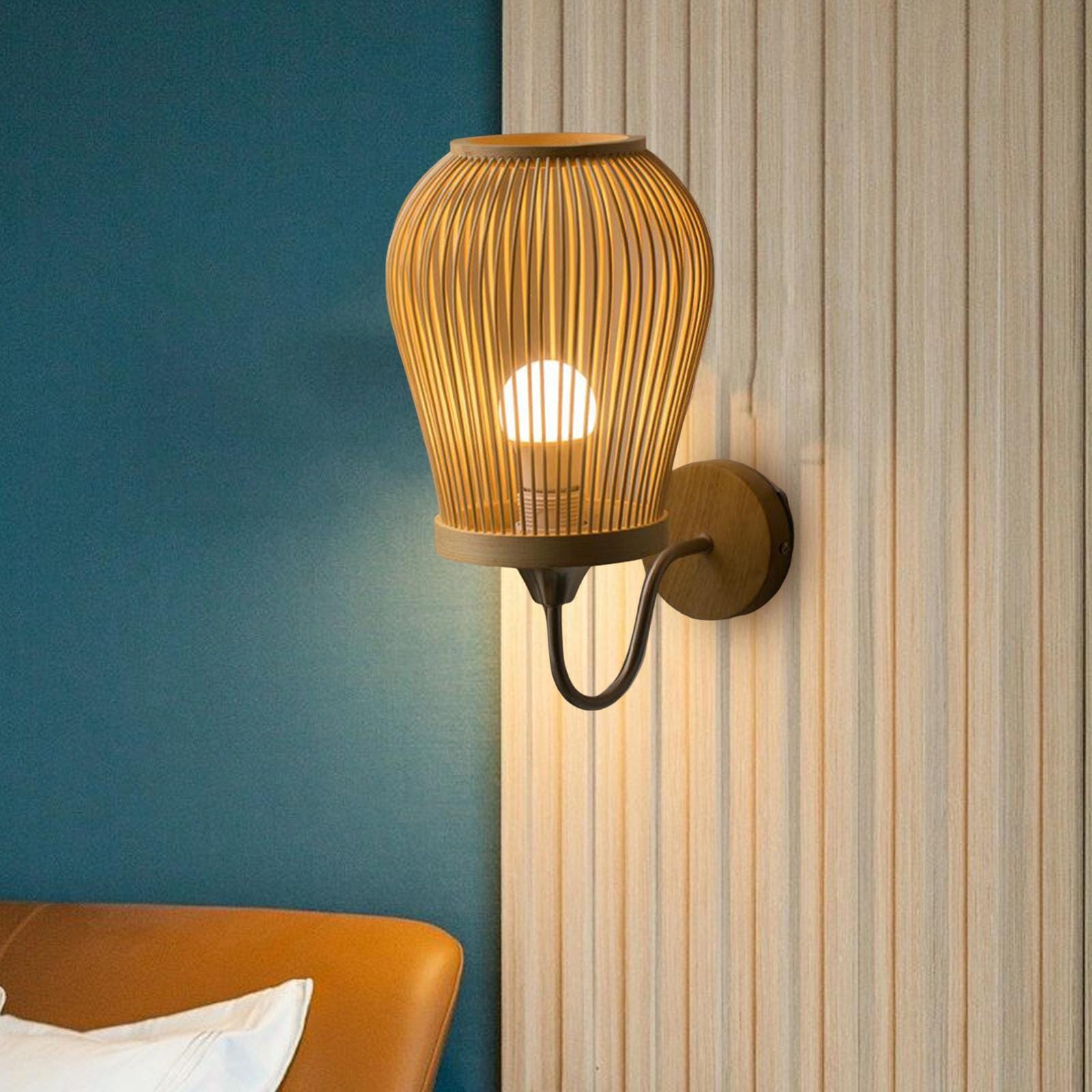 Applique Murale chambre en Bambou Style Vintage 1005005017059728 le bambou vert